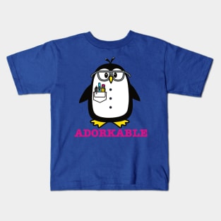 Adorkable Penguin Kids T-Shirt